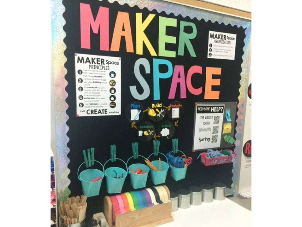 MakerSpace bulletin board